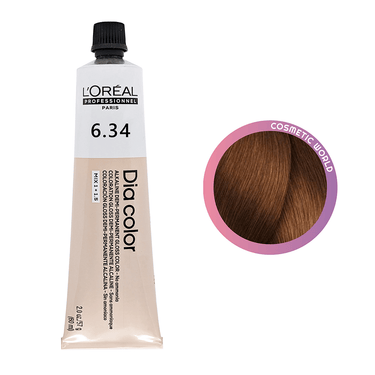 L'OREAL - DIA COLOR_Dia Color 6.34/6GC Dark Blonde Gold Copper_Cosmetic World